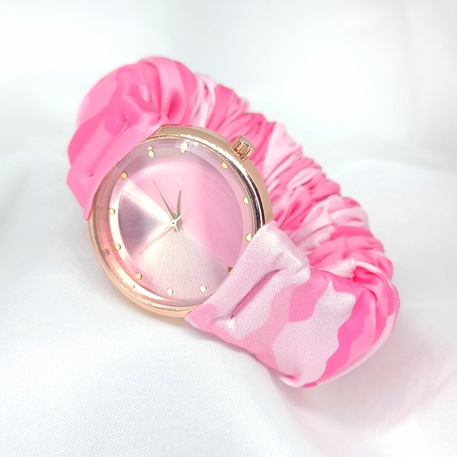 Poppy Love - Fairy & Rose Printed Scrunchie Watch