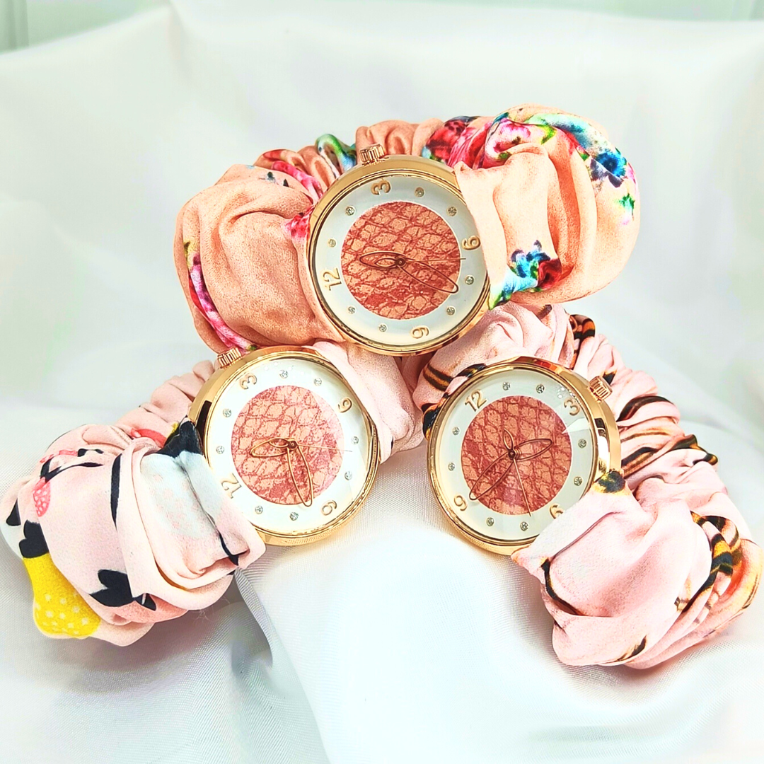The Canary Collection - Printed Scrunchie Watch