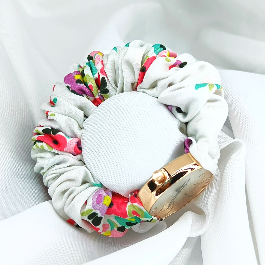 The Blossom Collection - Printed Scrunchie Watch